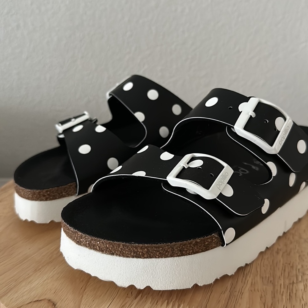 Papillio by Birkenstock Arizona Polkadot Platform Sandal - Picture 5 of 9